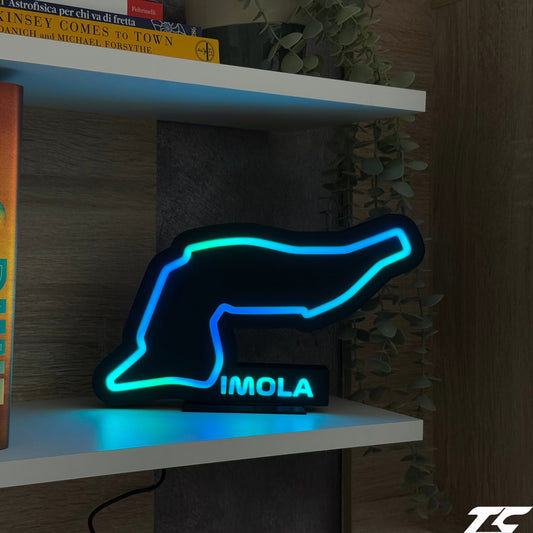 Formula 1 Enzo e Dino Ferrari Desk Light with RGB LEDs | Perfect Gift for F1 Fans