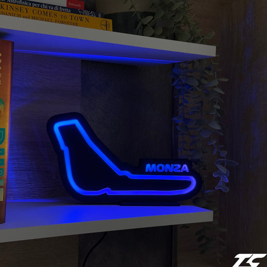Formula 1 Monza Desk Light with RGB LEDs | Perfect Gift for F1 Fans