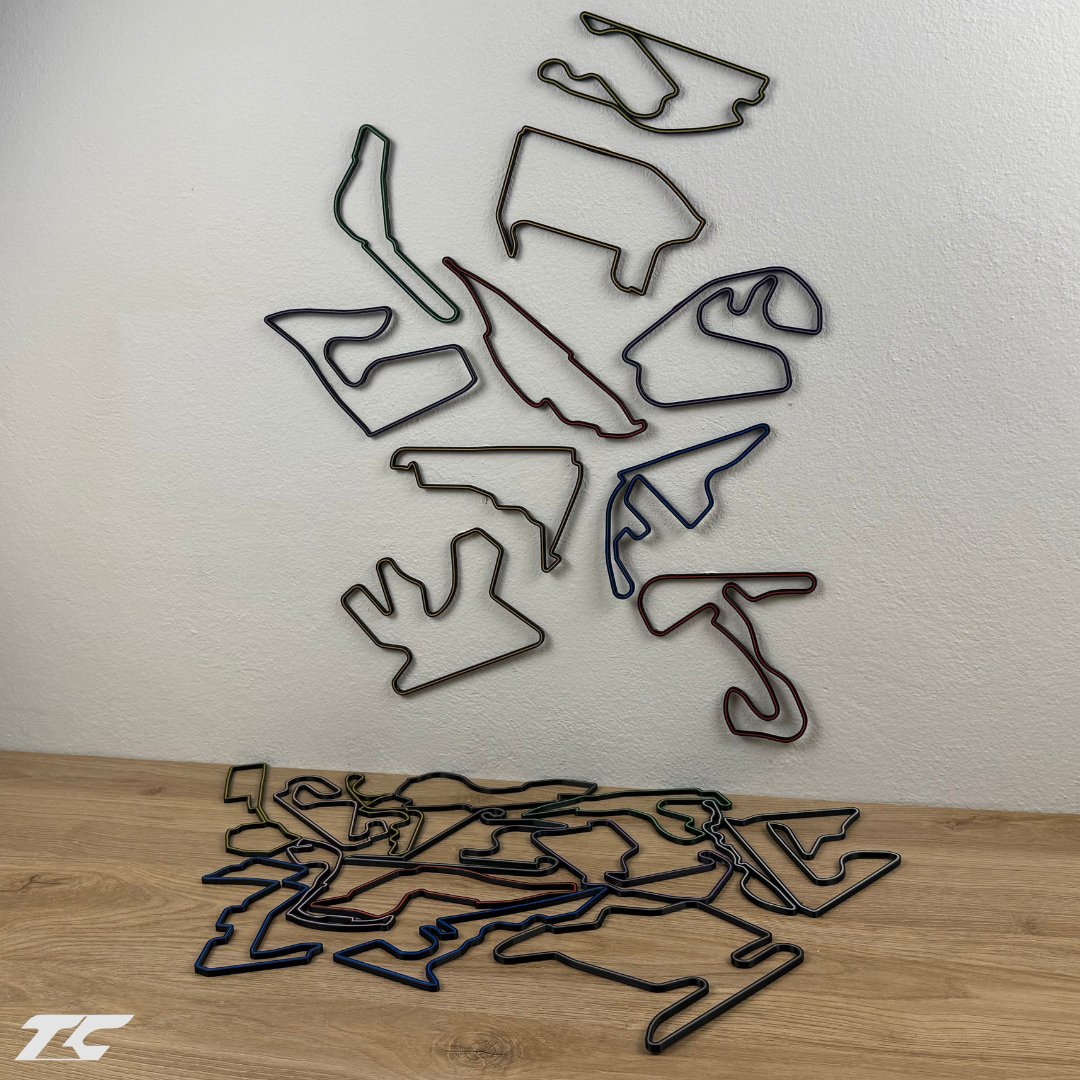 Formula 1 Wall Circuits - Custom Color Line Edition