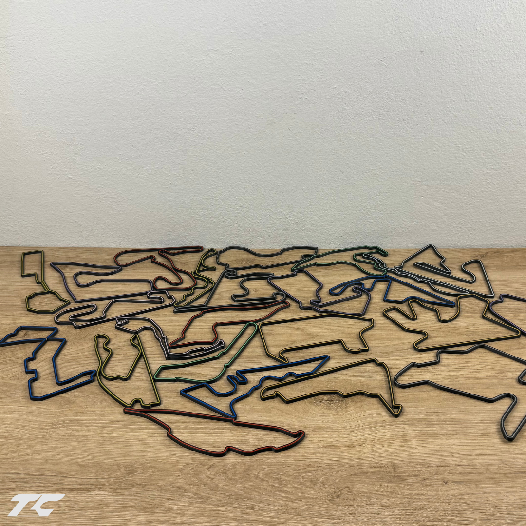Formula 1 Wall Circuits - Custom Color Line Edition