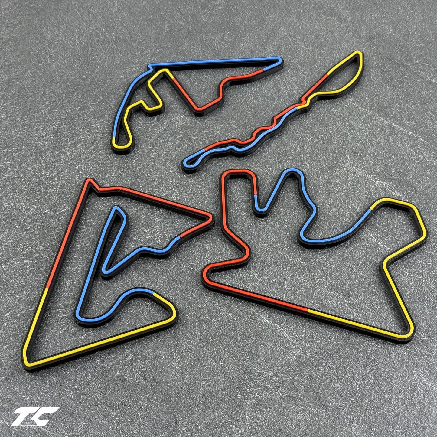 Formula 1 Circuits Fridge Magnets - Sector version