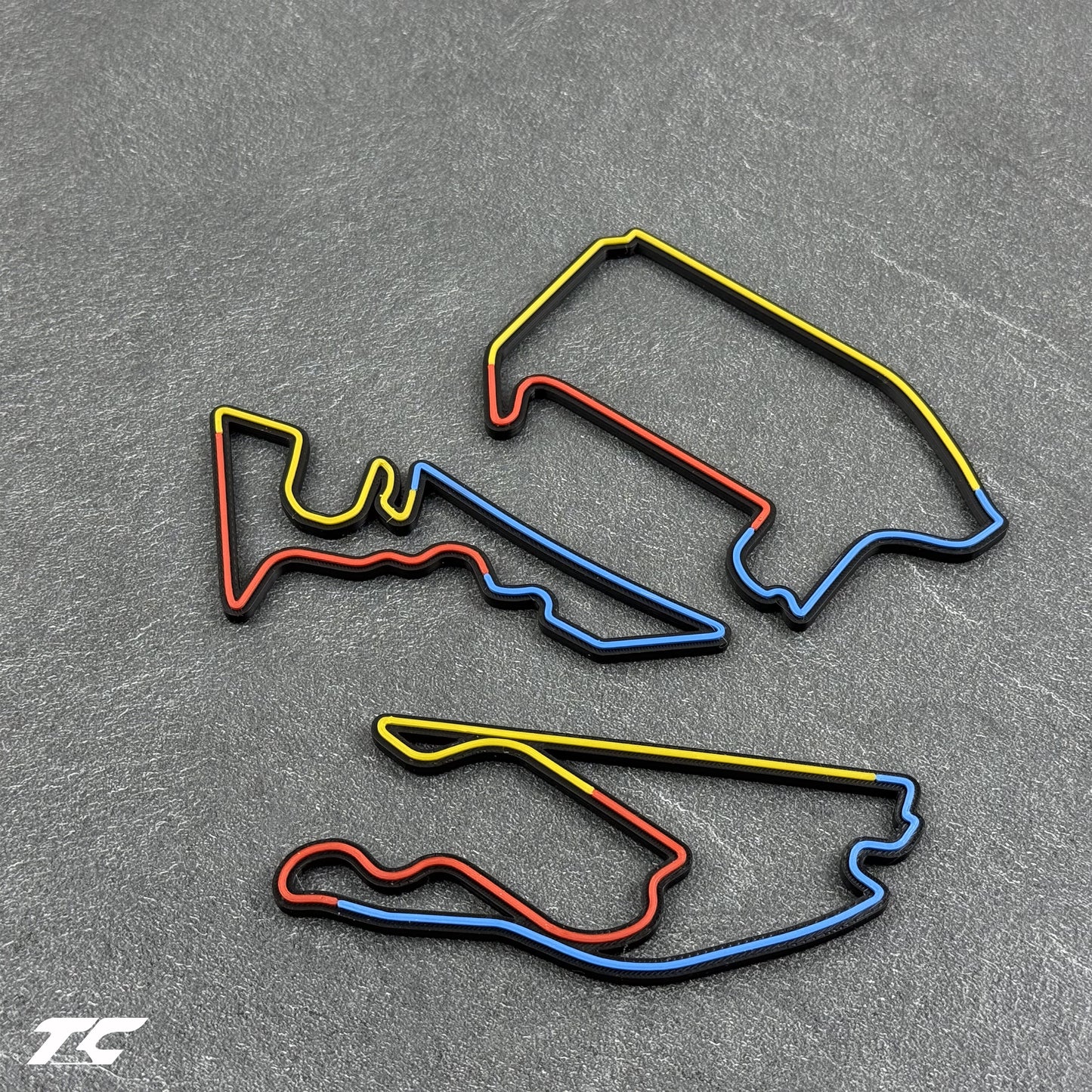 Formula 1 Circuits Fridge Magnets - Sector version