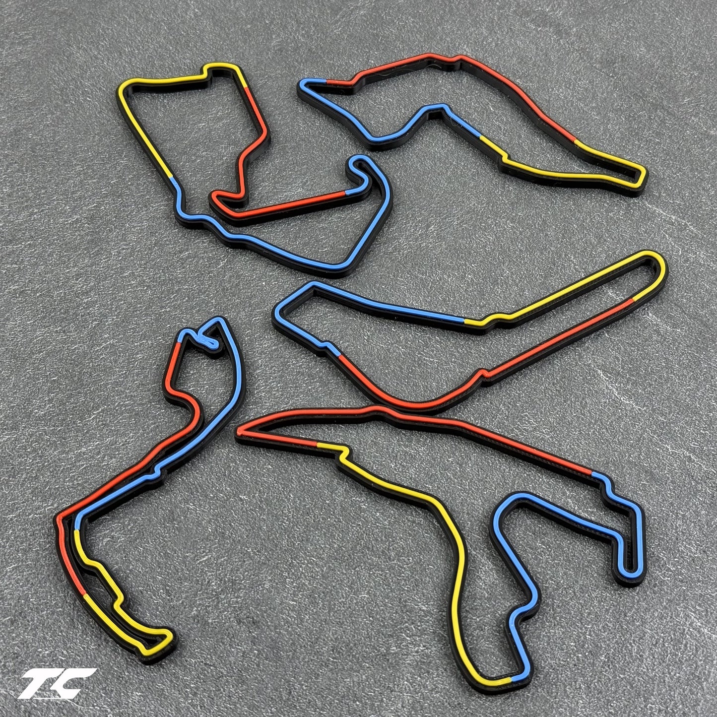 Formula 1 Circuits Fridge Magnets - Sector version