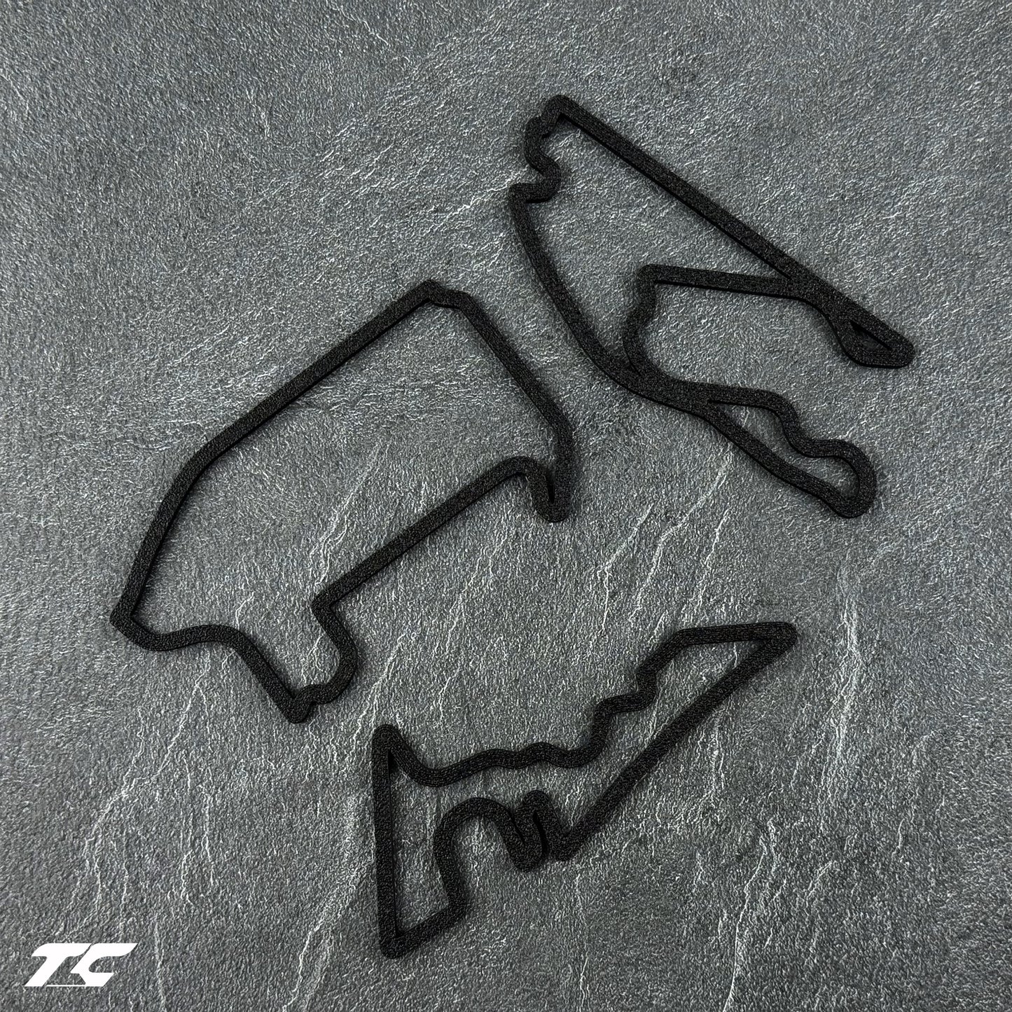 Formula 1 Circuits Fridge Magnets - Black version