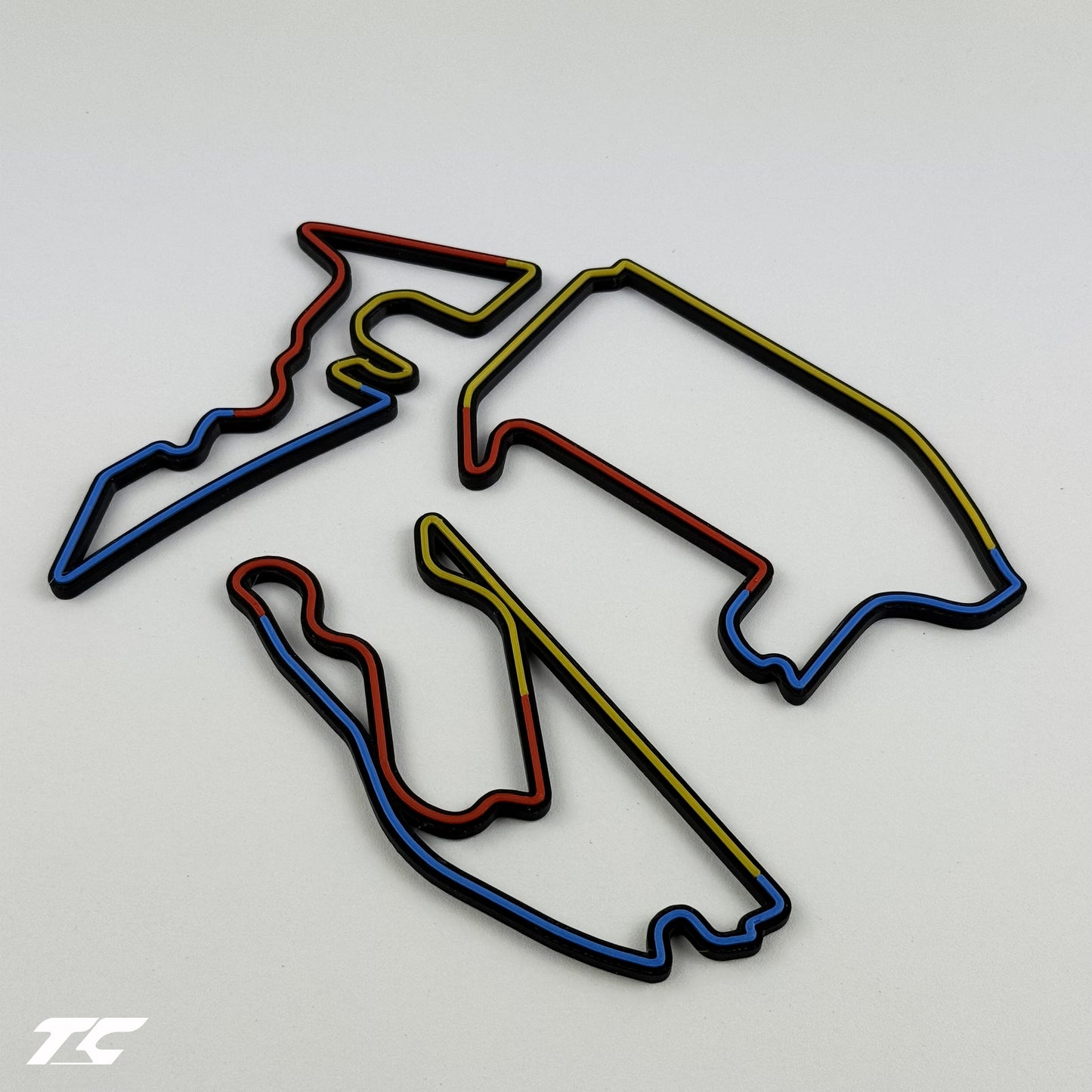 Formula 1 Circuits Fridge Magnets - Sector version