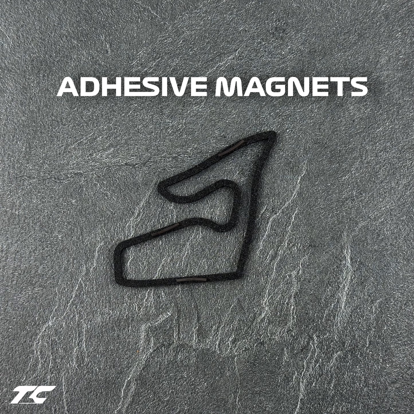 Formula 1 Circuits Fridge Magnets - Black version