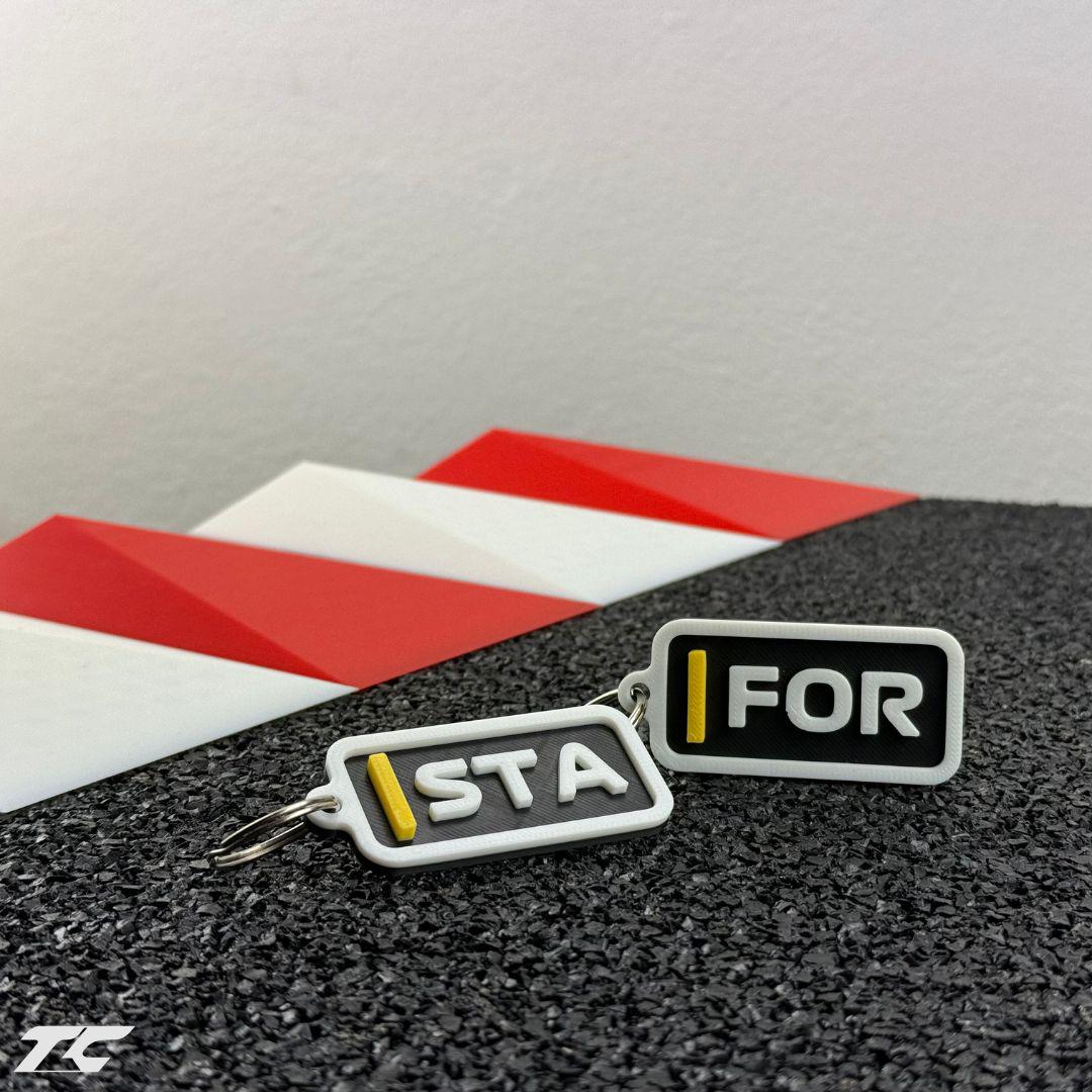 Formula 2 Keychains - 2025 Drivers Edition - Large Version
