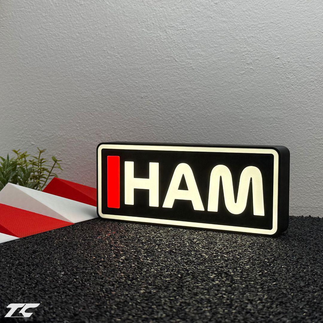 Formula 1 Lewis Hamilton Ferrari 2025, LED Lighting Lamp, F1 Racing