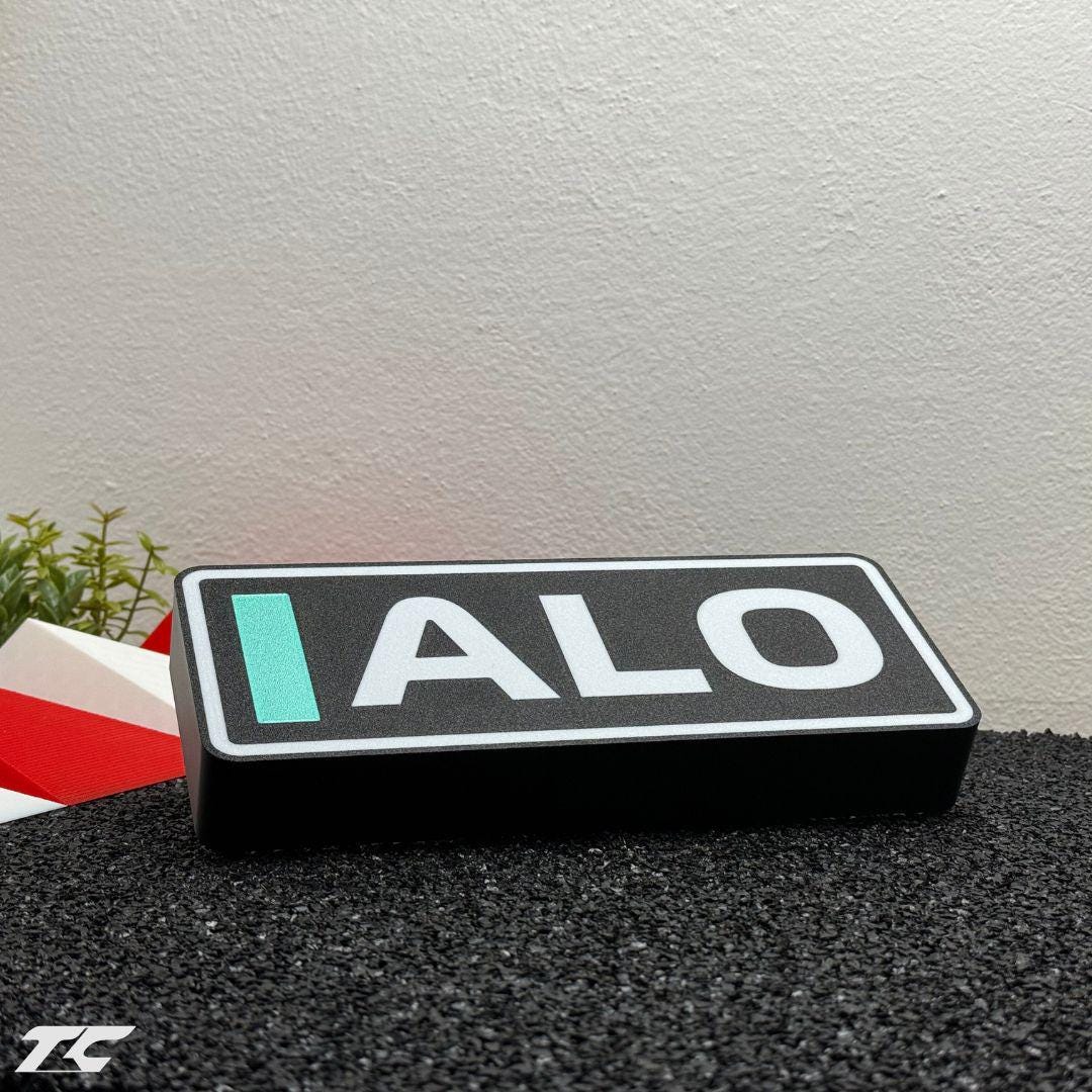 Formula 1 Fernando Alonso LED Lighting Lamp, F1 Racing