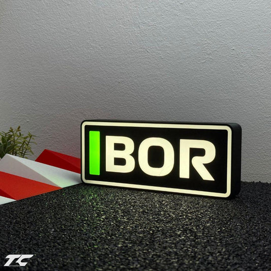Formel 1 Gabriel Bortoleto LED-Beleuchtungslampe, F1 Racing