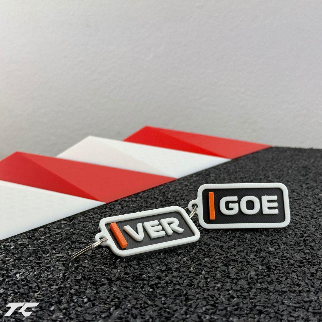 Formula 2 Keychains - 2025 Drivers Edition - Large Version