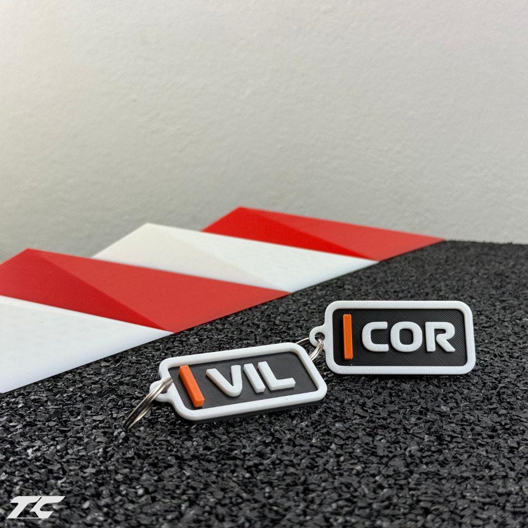 Formula 2 Keychains - 2025 Drivers Edition - Large Version