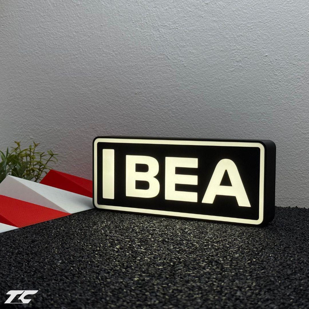Formula 1 Oliver Bearman LED Lighting Lamp, F1 Racing