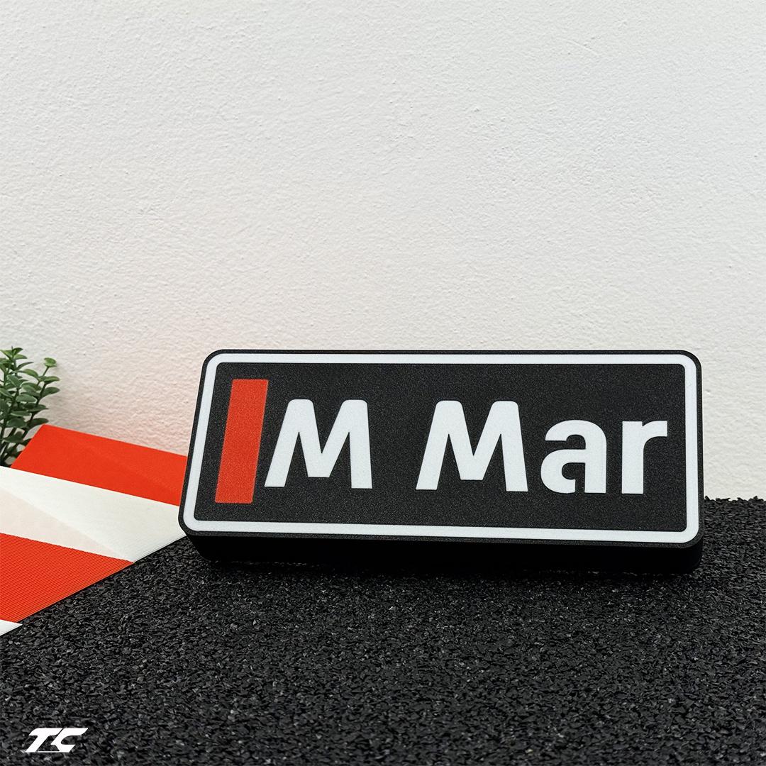 Formel 1 Charles Leclerc LED-Beleuchtungslampe, F1 Racing