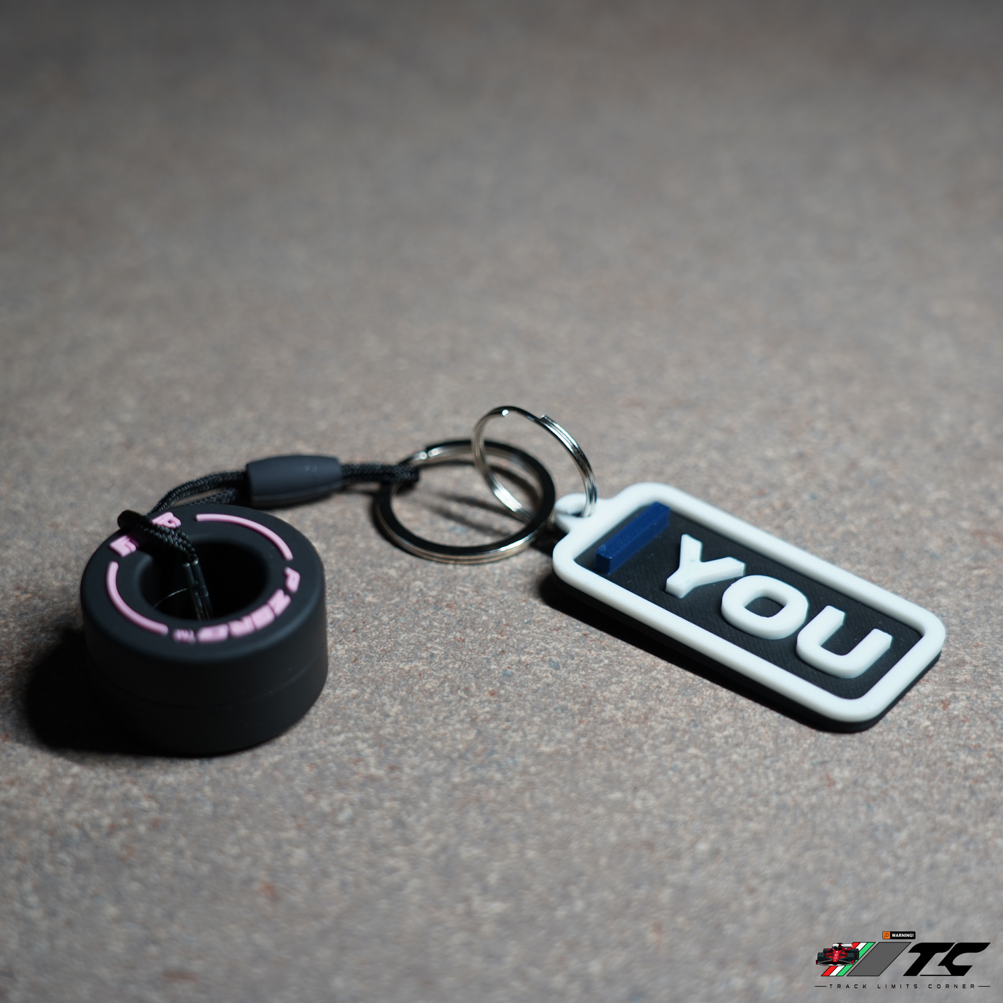 Custom F1 Keychain - Drivers and Tires