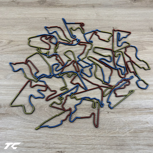 Formula 1 Circuits Fridge Magnets - Sector version