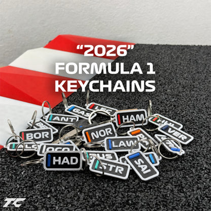 Formula 1 Keychains - 2026 Drivers Edition - Small Version