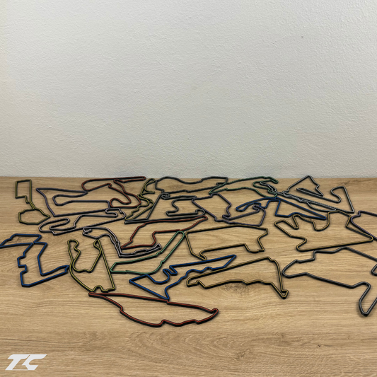 Formula 1 Wall Circuits - Custom Color Line Edition