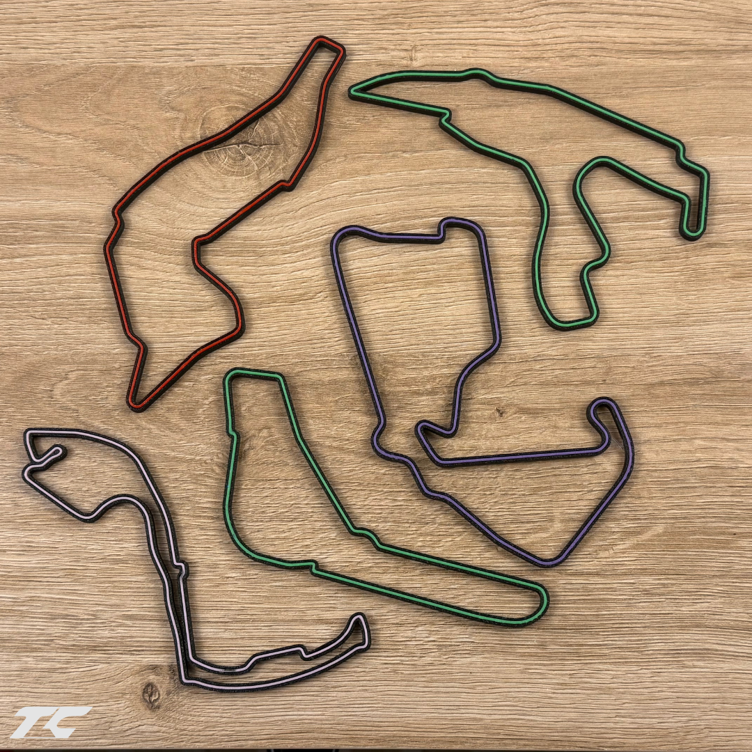 Formula 1 Wall Circuits - Custom Color Line Edition