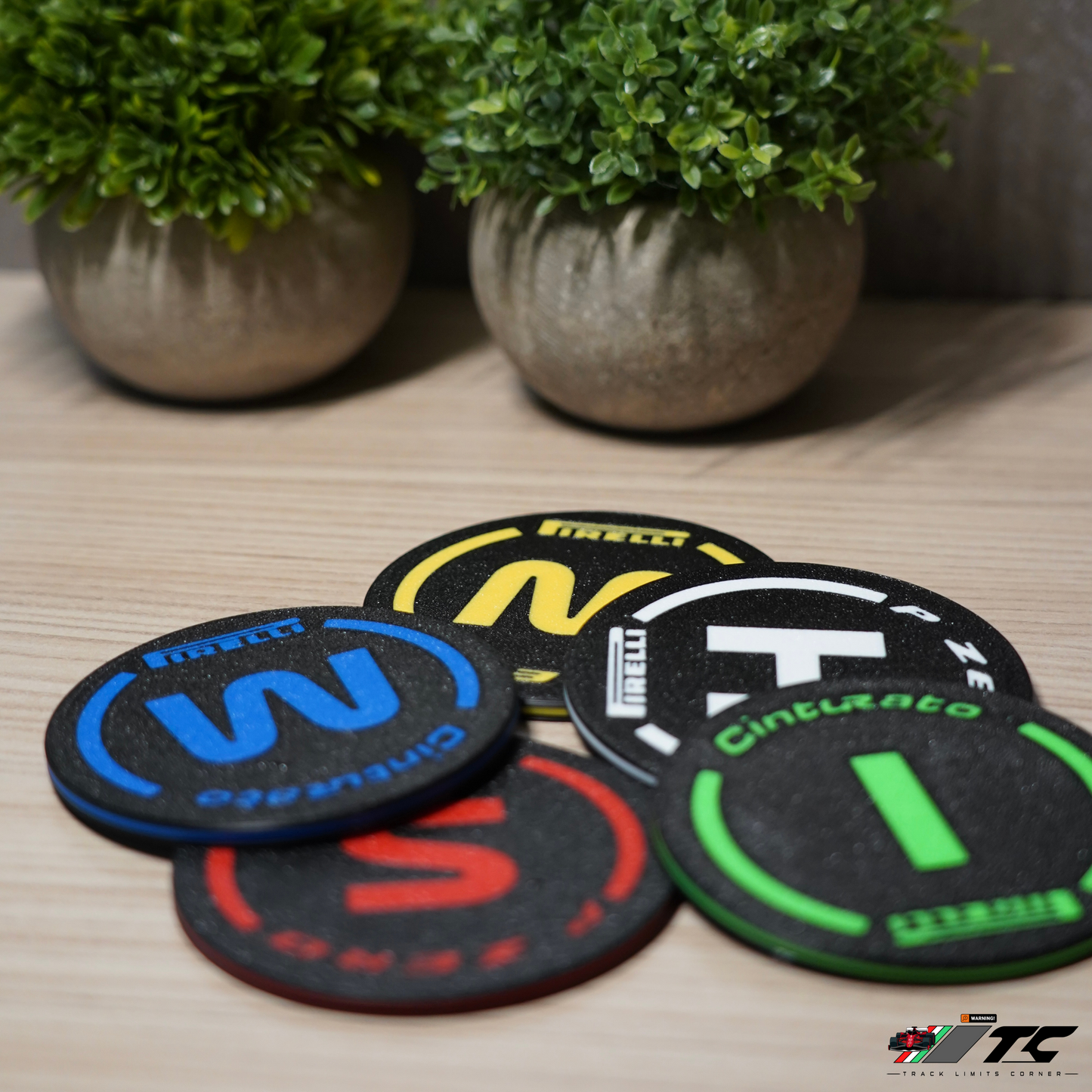 Formula 1 Tires Coasters