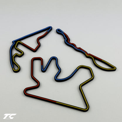 Formula 1 Circuits Fridge Magnets - Sector version