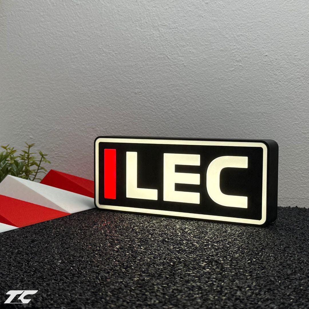 Formula 1 Charles Leclerc LED Lighting Lamp, F1 Racing