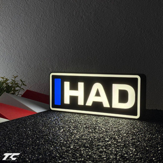 Formula 1 Isack Hadjar LED Lighting Lamp, F1 Racing