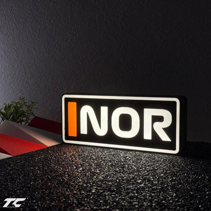 Formula 1 Lando Norris LED Lighting Lamp, F1 Racing