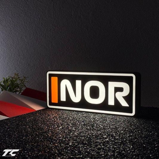 Formula 1 Lando Norris LED Lighting Lamp, F1 Racing