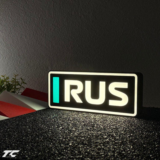 Formula 1 George Russell LED Lighting Lamp, F1 Racing