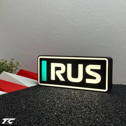 Formula 1 George Russell LED Lighting Lamp, F1 Racing