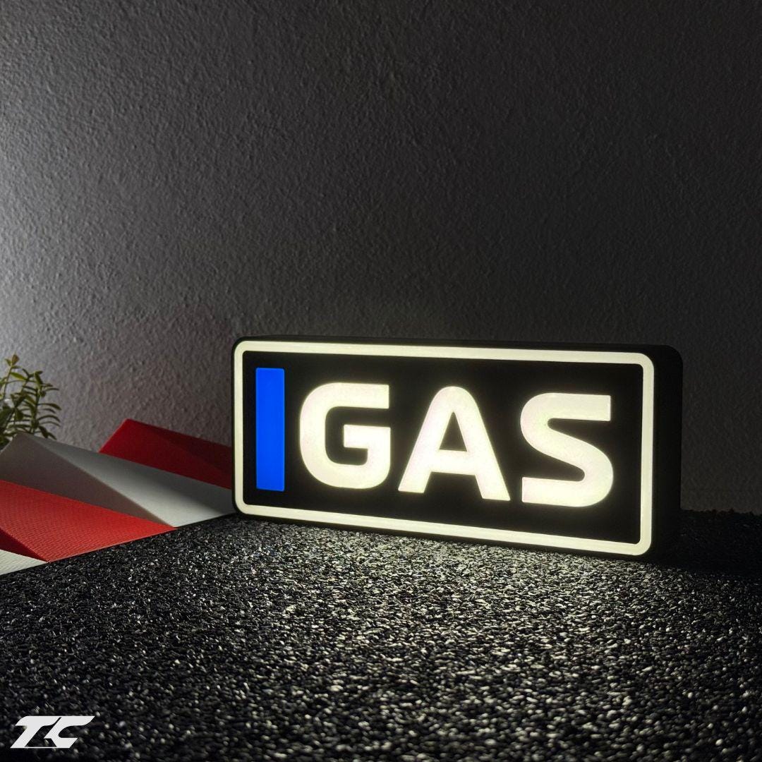 Formula 1 Pierre Gasly LED Lighting Lamp, F1 Racing