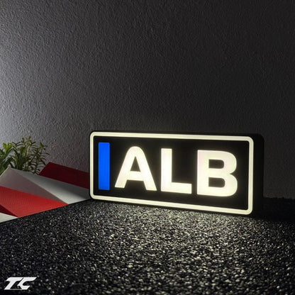 Formula 1 Alex Albon LED Lighting Lamp, F1 Racing