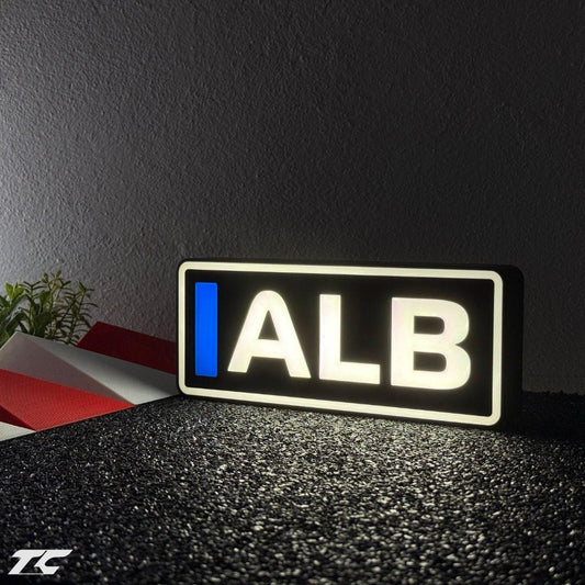 Formula 1 Alex Albon LED Lighting Lamp, F1 Racing