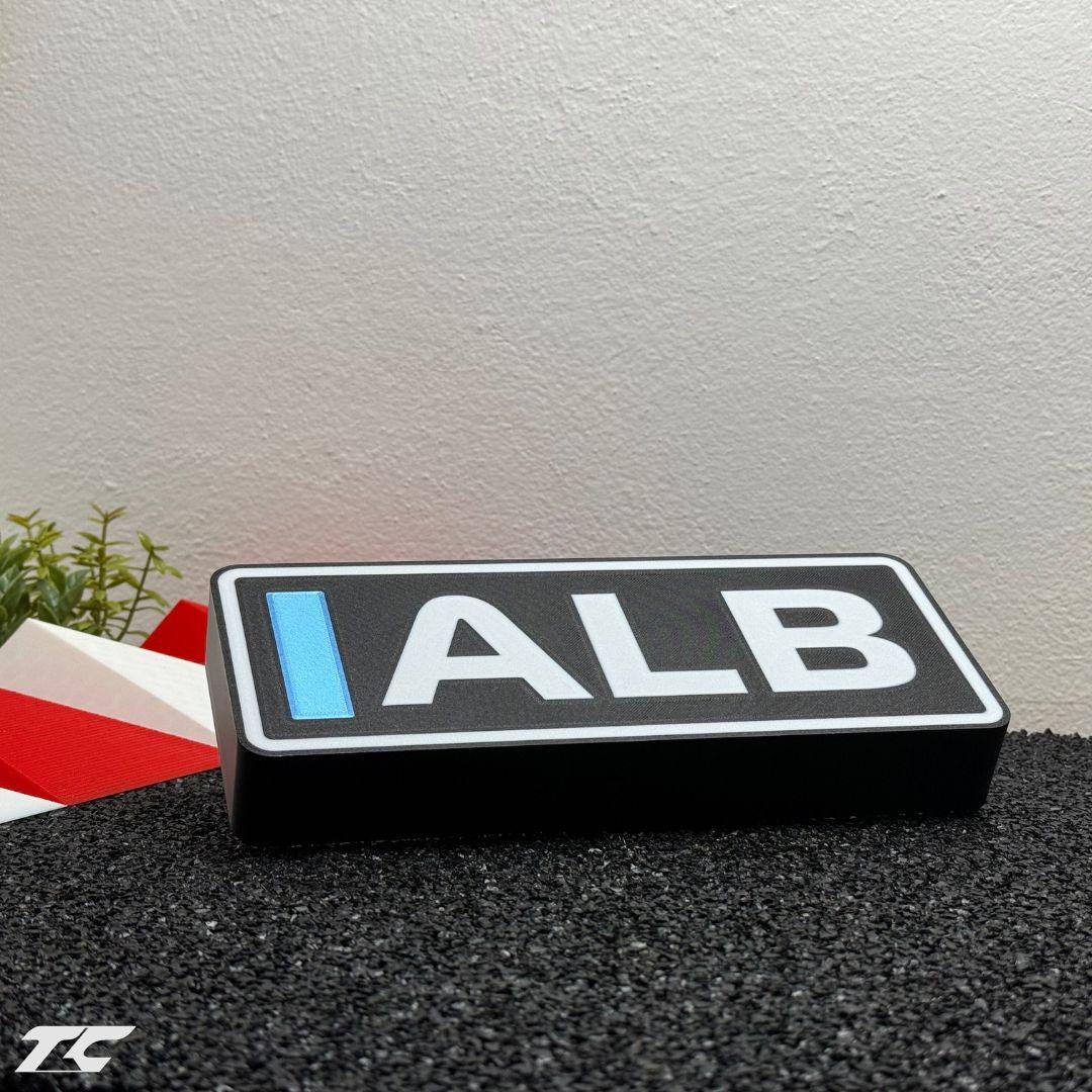 Formula 1 Alex Albon LED Lighting Lamp, F1 Racing