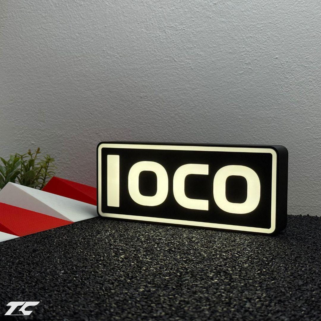 Formula 1 Esteban Ocon LED Lighting Lamp, F1 Racing